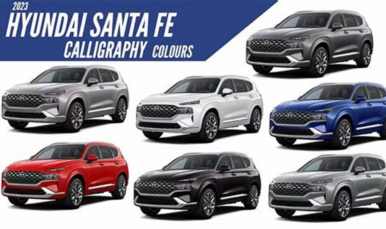 2024 Hyundai Santa Fe Color Options
