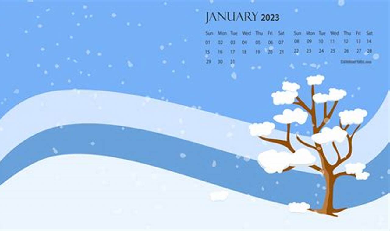 2024 January Calendar Wallpaper Hd Free