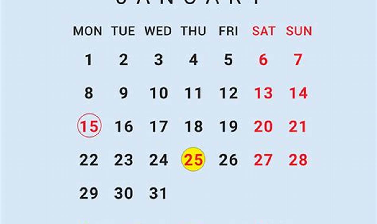 2024 January Calendar With Holidays Sri Lanka