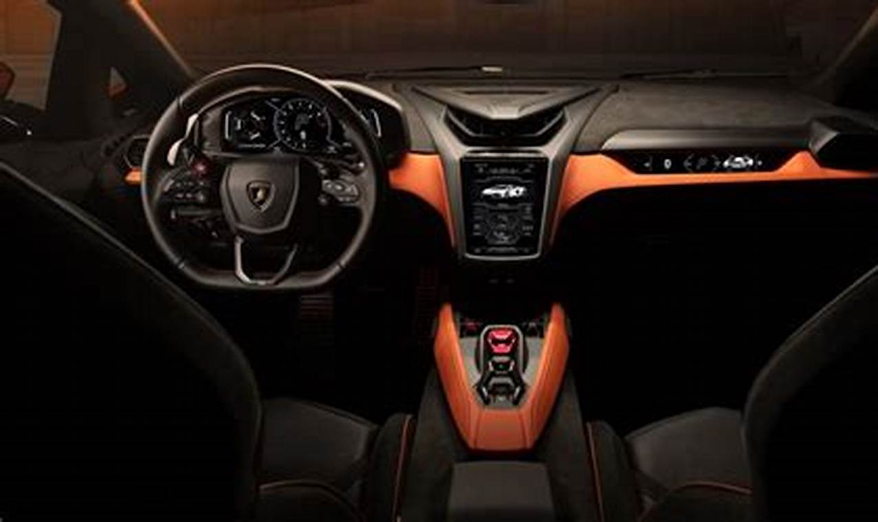 2024 Lamborghini Interior Images