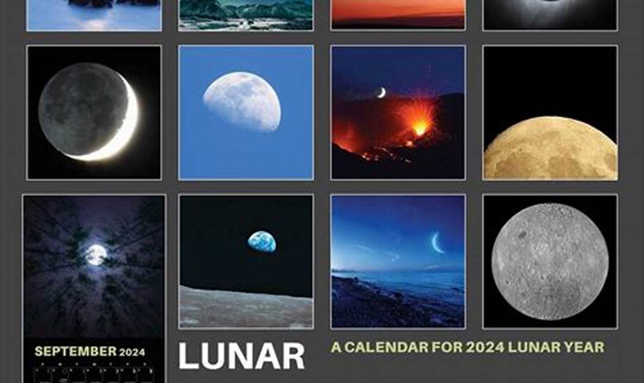 2024 Lunar Calendar Planner 2024 Wall Calendar Free