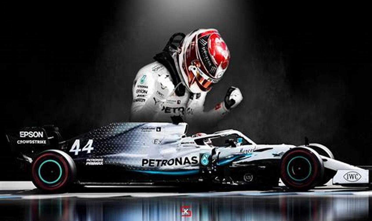 2024 Mercedes F1 Car Wallpaper