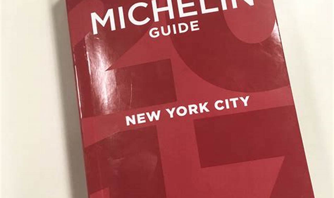 2024 Michelin Guide Nyc