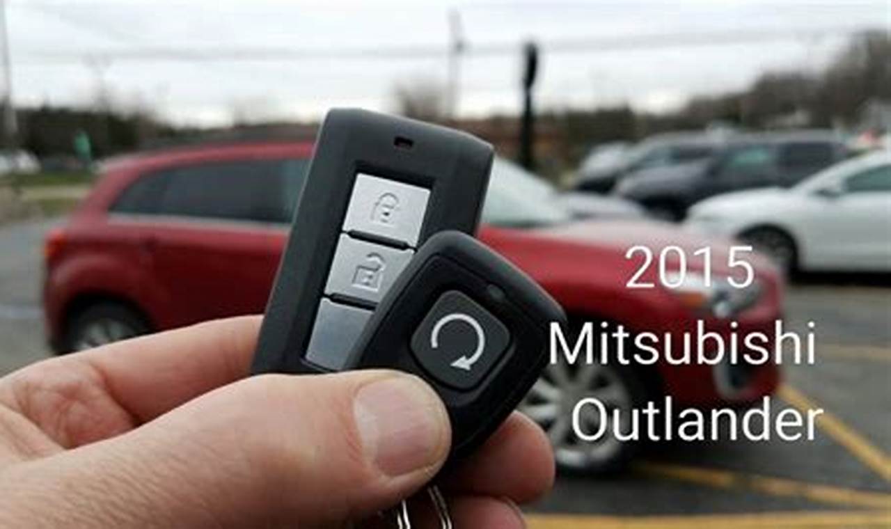 2024 Mitsubishi Outlander Remote Start