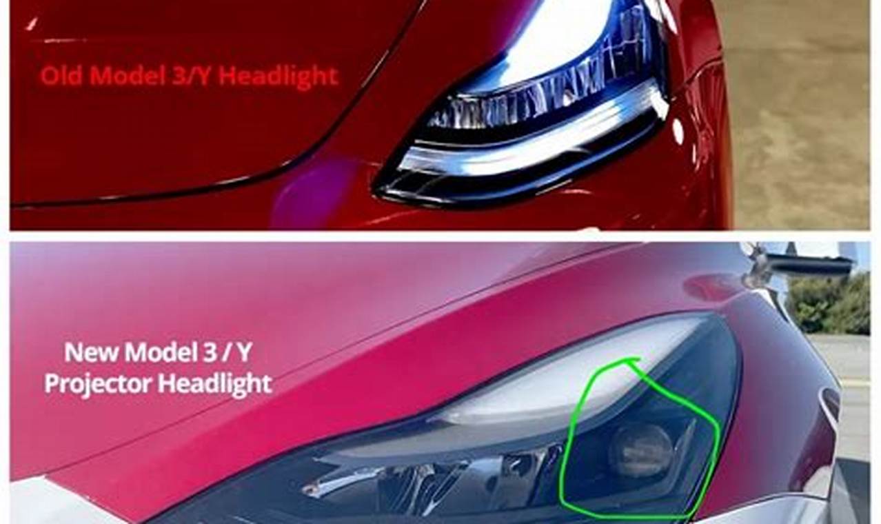 2024 Model Y Headlights