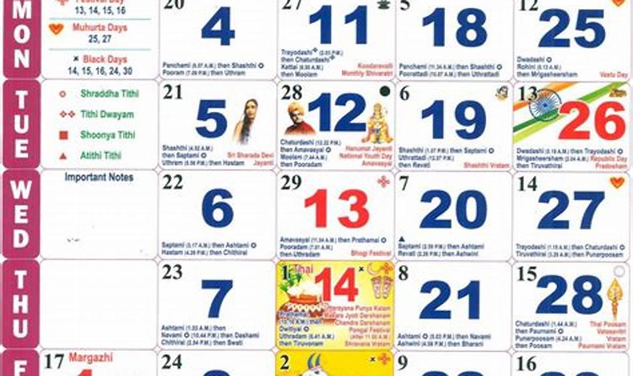 2024 Monthly Calendar Pdf Tamil 2021