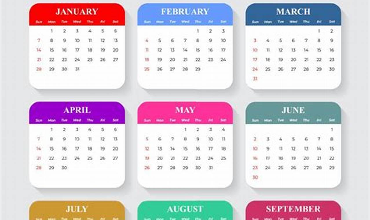 2024 Monthly Calendar Psd Free Download 2024