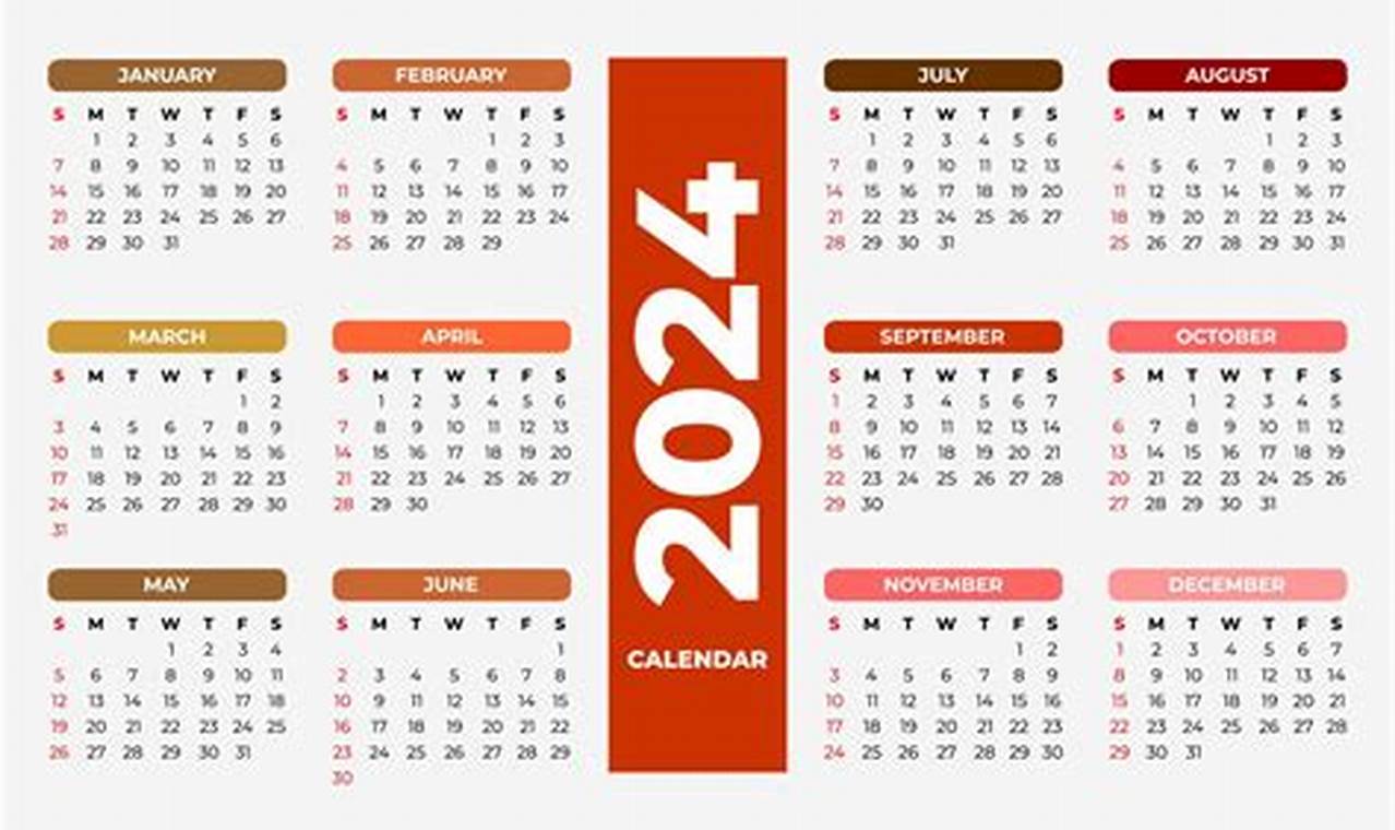 2024 Monthly Calendar Psd Free Download Excel Free
