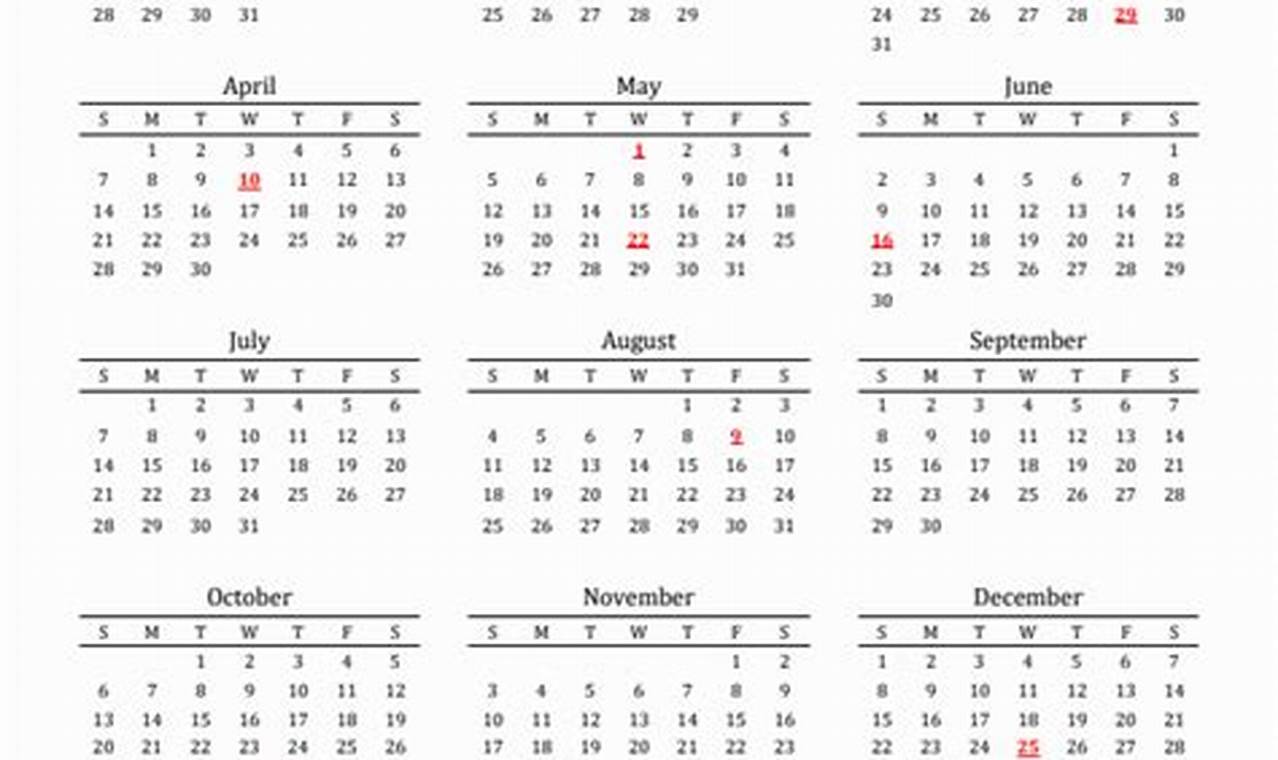 2024 Monthly Calendar With Holidays Singapore 2022