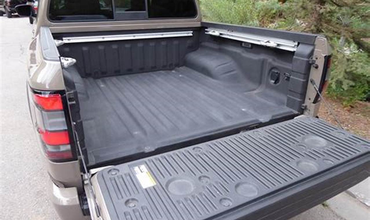 2024 Nissan Frontier Crew Cab Bed Size