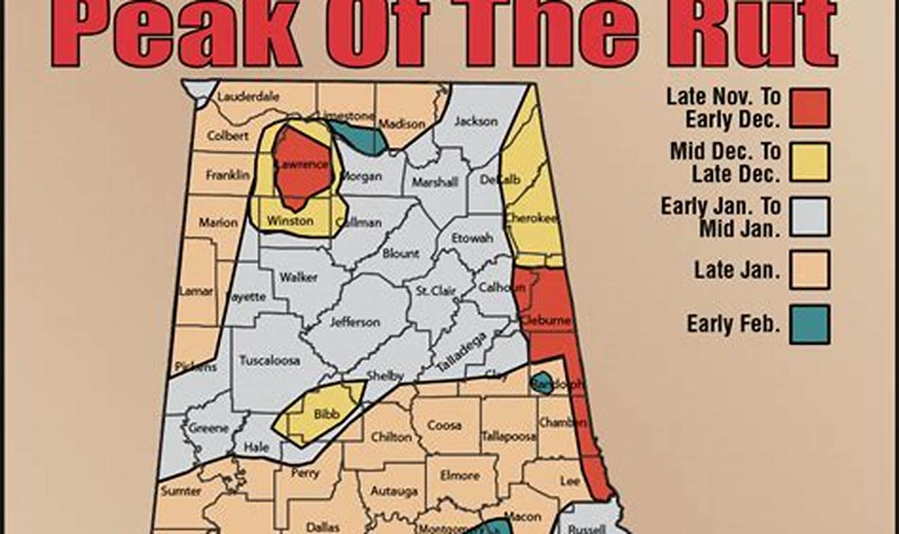 2024 Ohio Rut Predictions Map