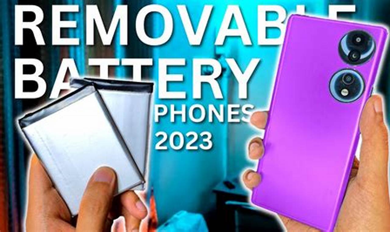 2024 Phone With Removable Battery Report