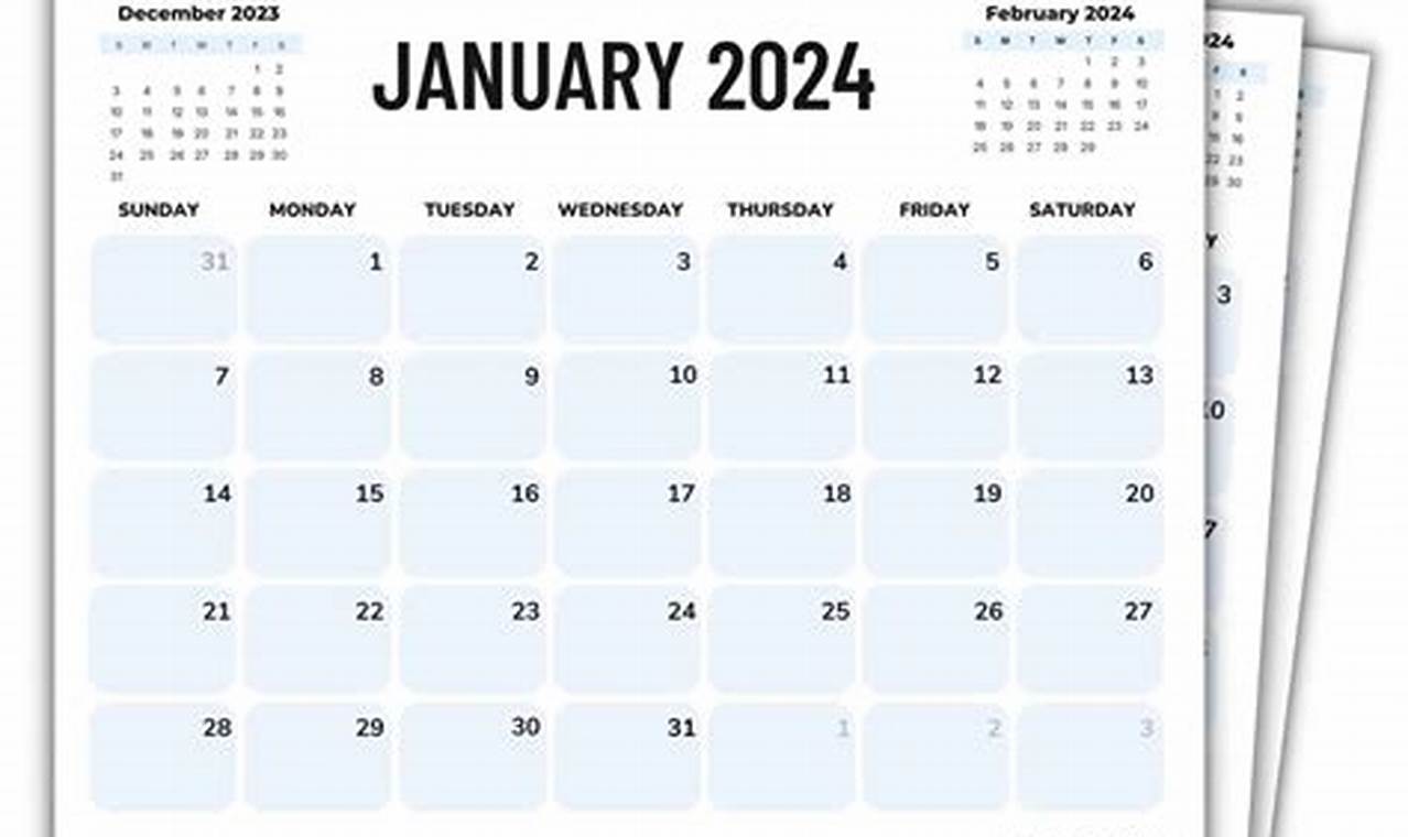 2024 Printable Calendar Free Full Page Borders Designs Templates
