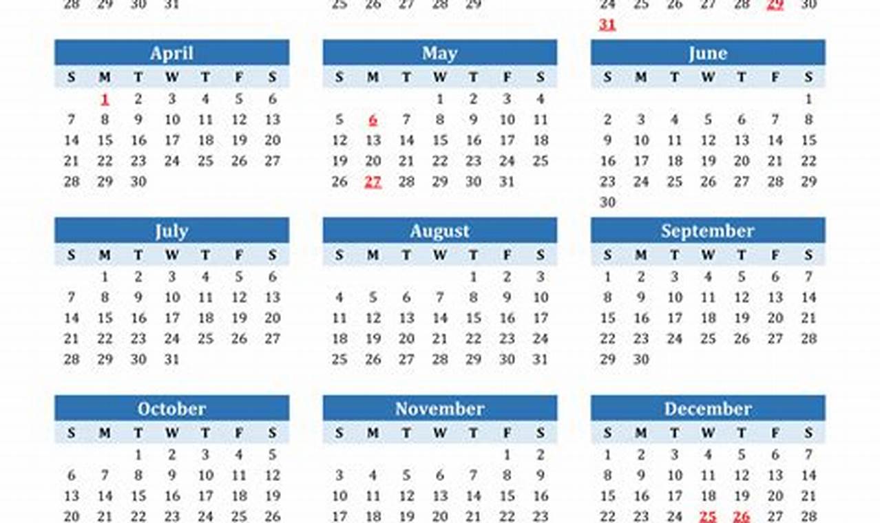 2024 Printable Calendar With Holidays Uk Pdf Downloadable