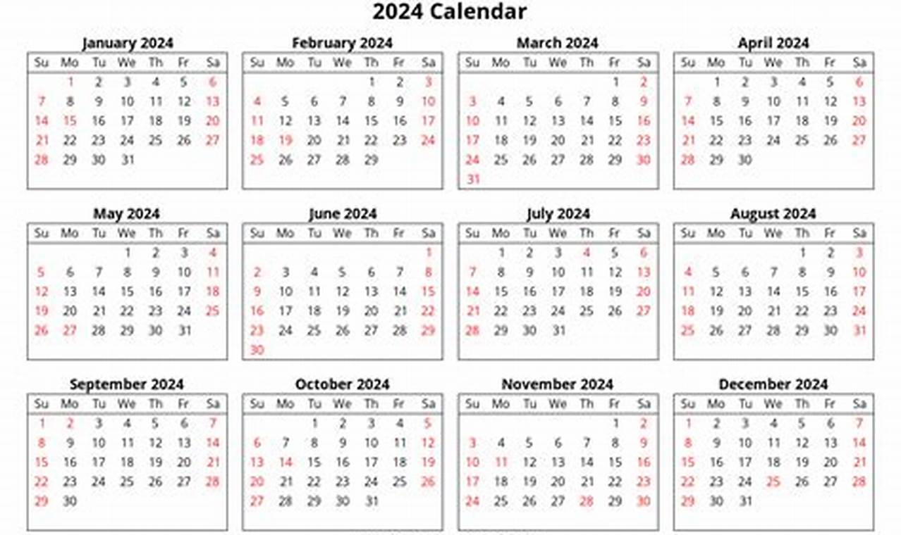 2024 Reservation Weeks Calendar Date 2024