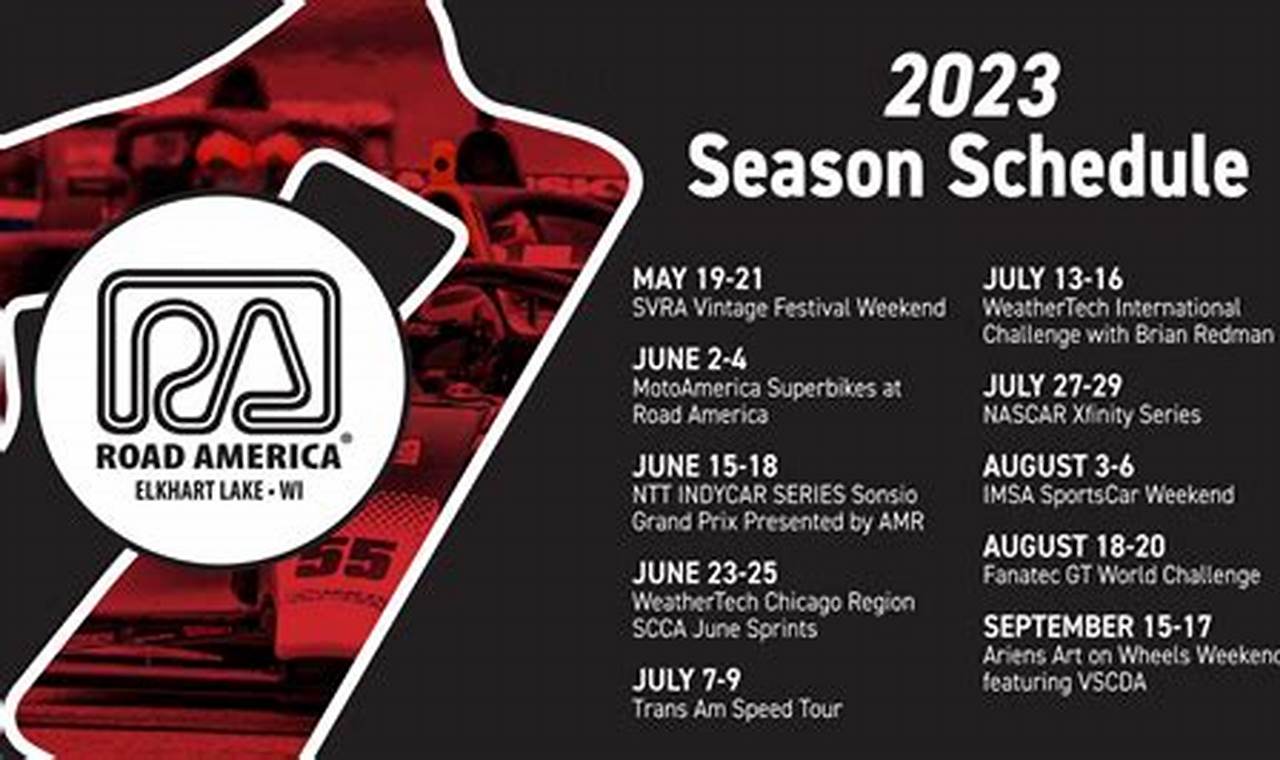 2024 Road America Schedule Dates