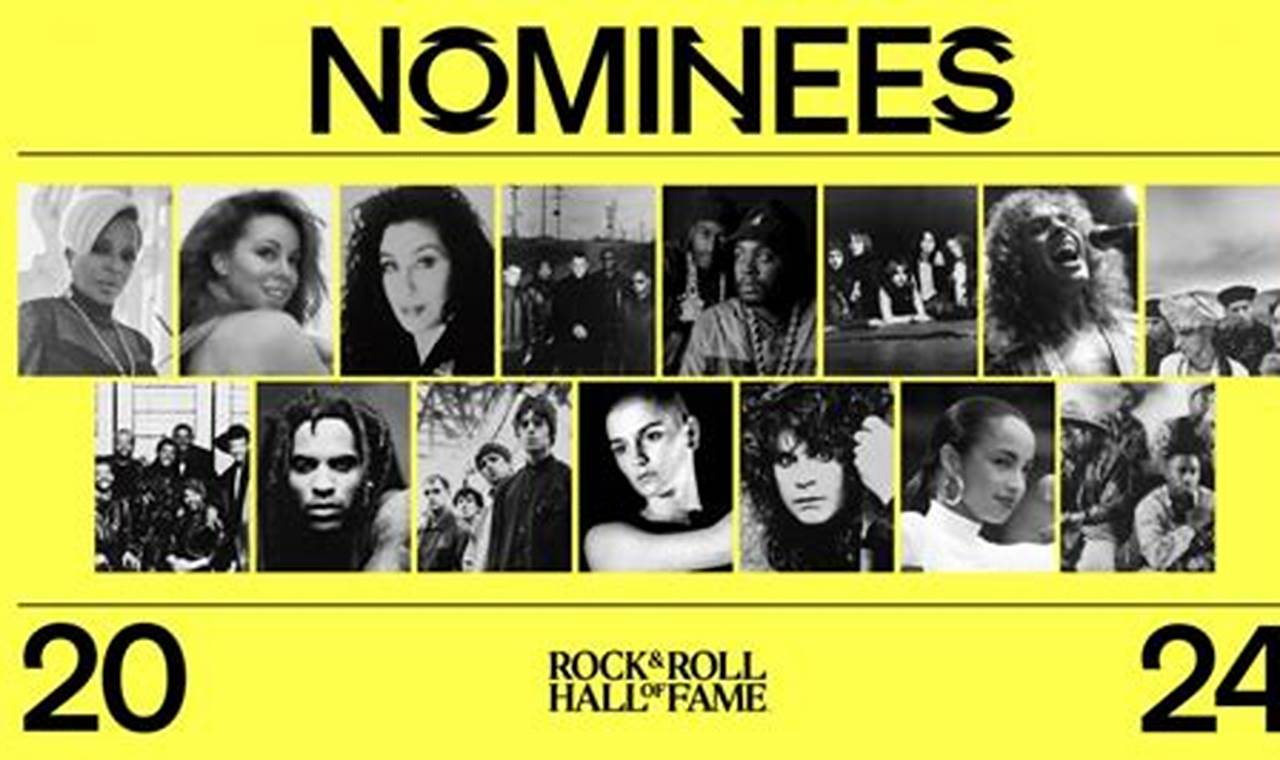 2024 Rock Hall Of Fame Nominees