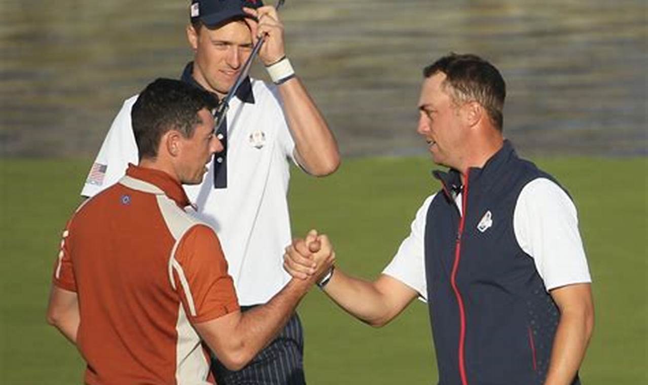 2024 Ryder Cup Sunday Pairings
