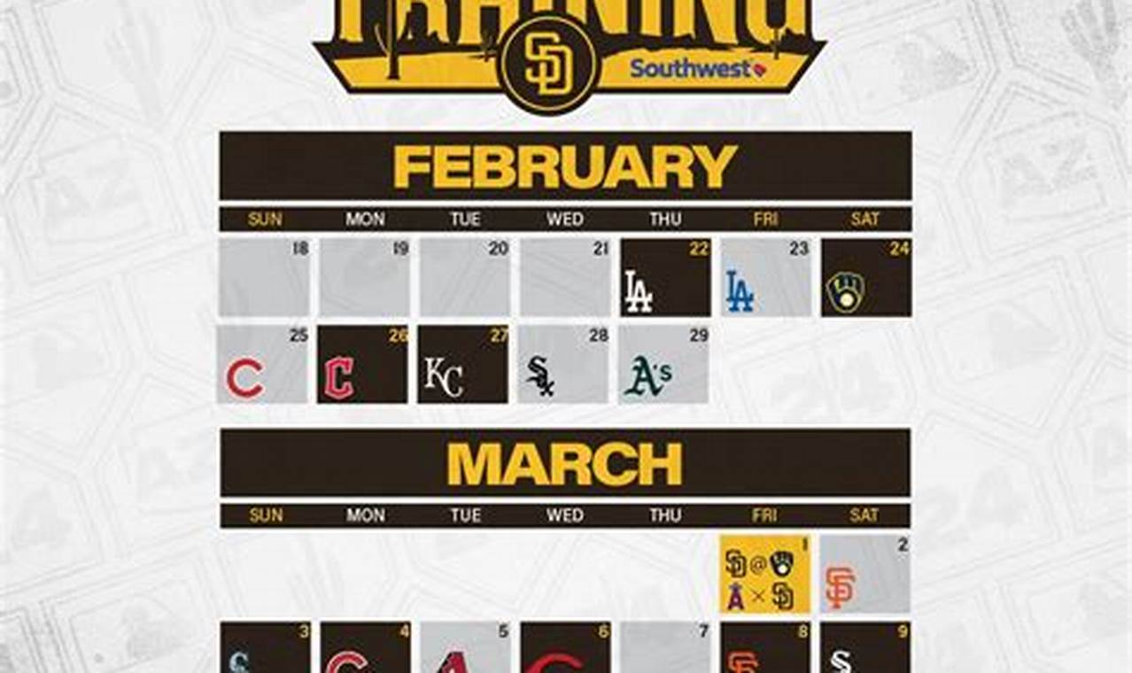 2024 San Diego Padres Schedule