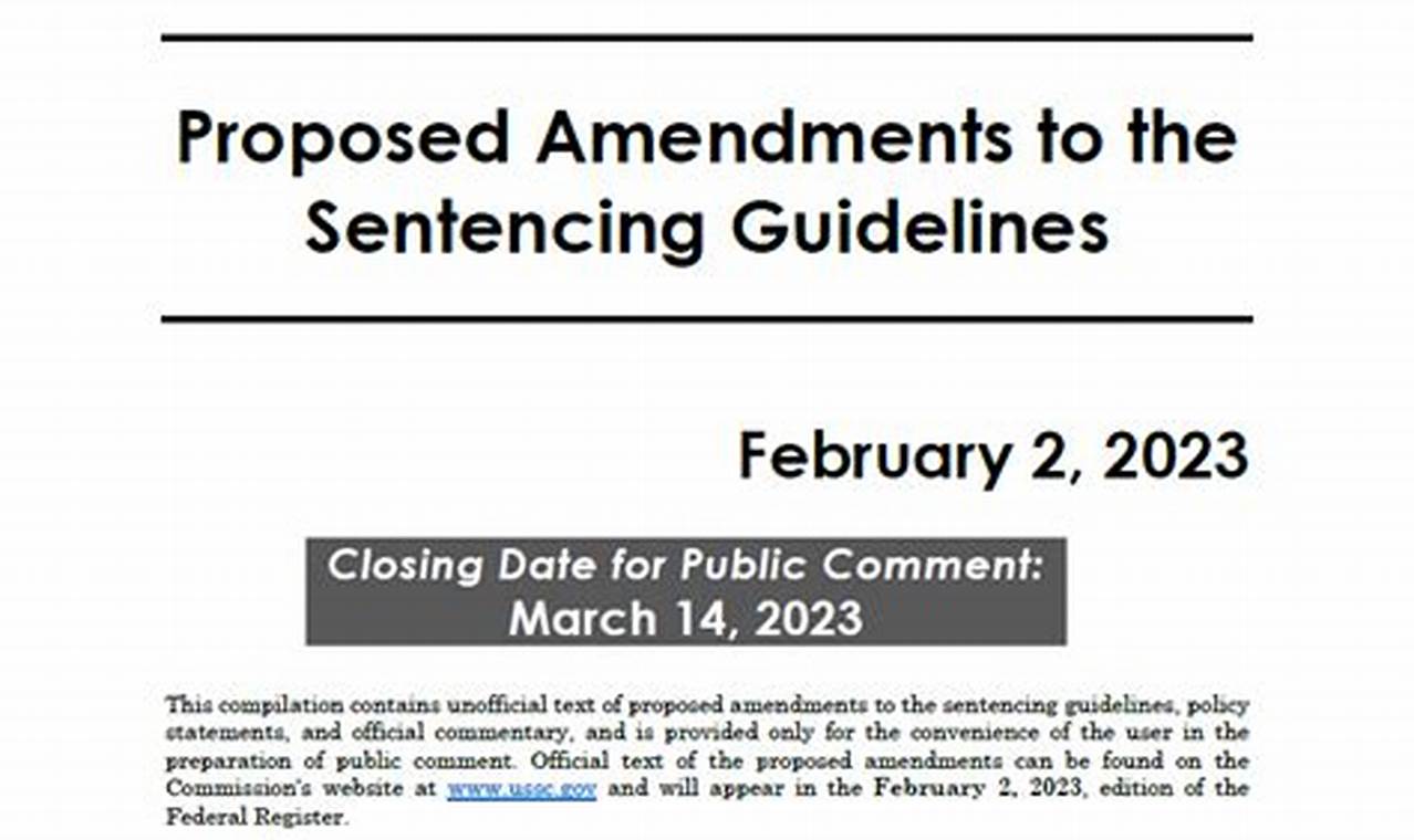 2024 Sentencing Guidelines Amendments