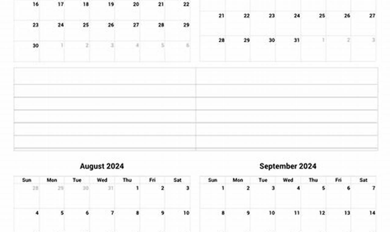 2024 September To June Calendar Printable Images