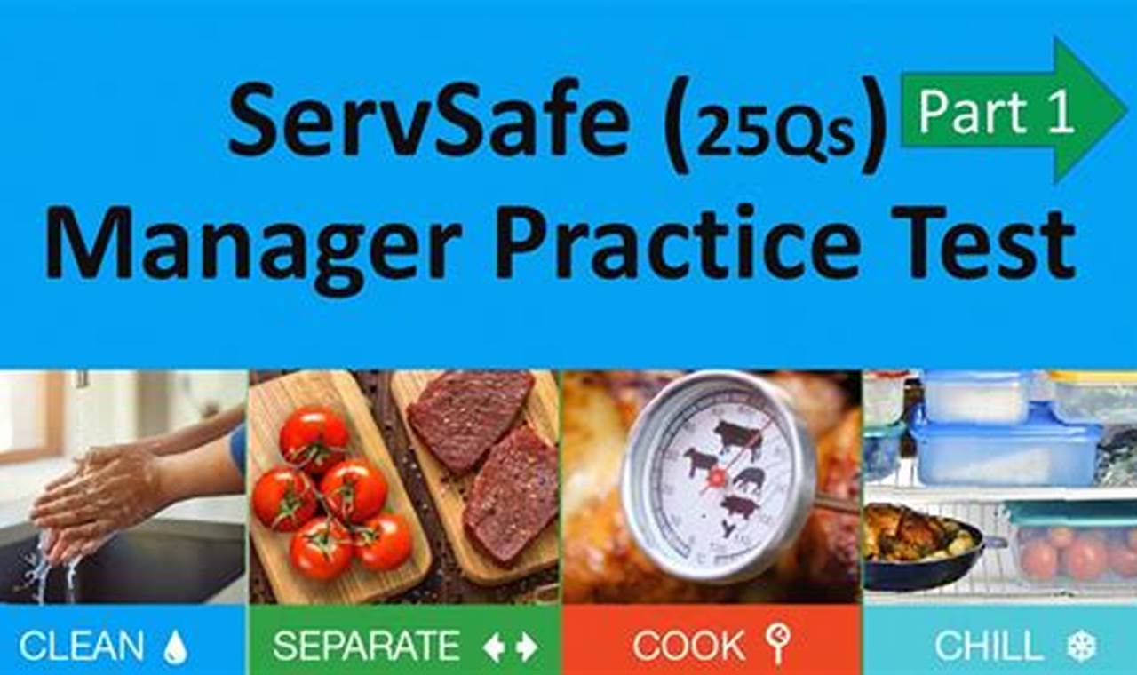 2024 Servsafe Manager Practice Test