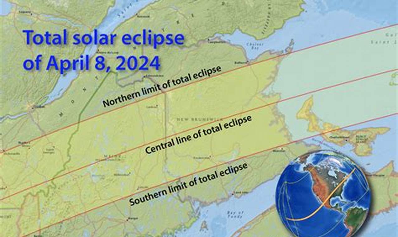 2024 Solar Eclipse Path Interactive Map Today