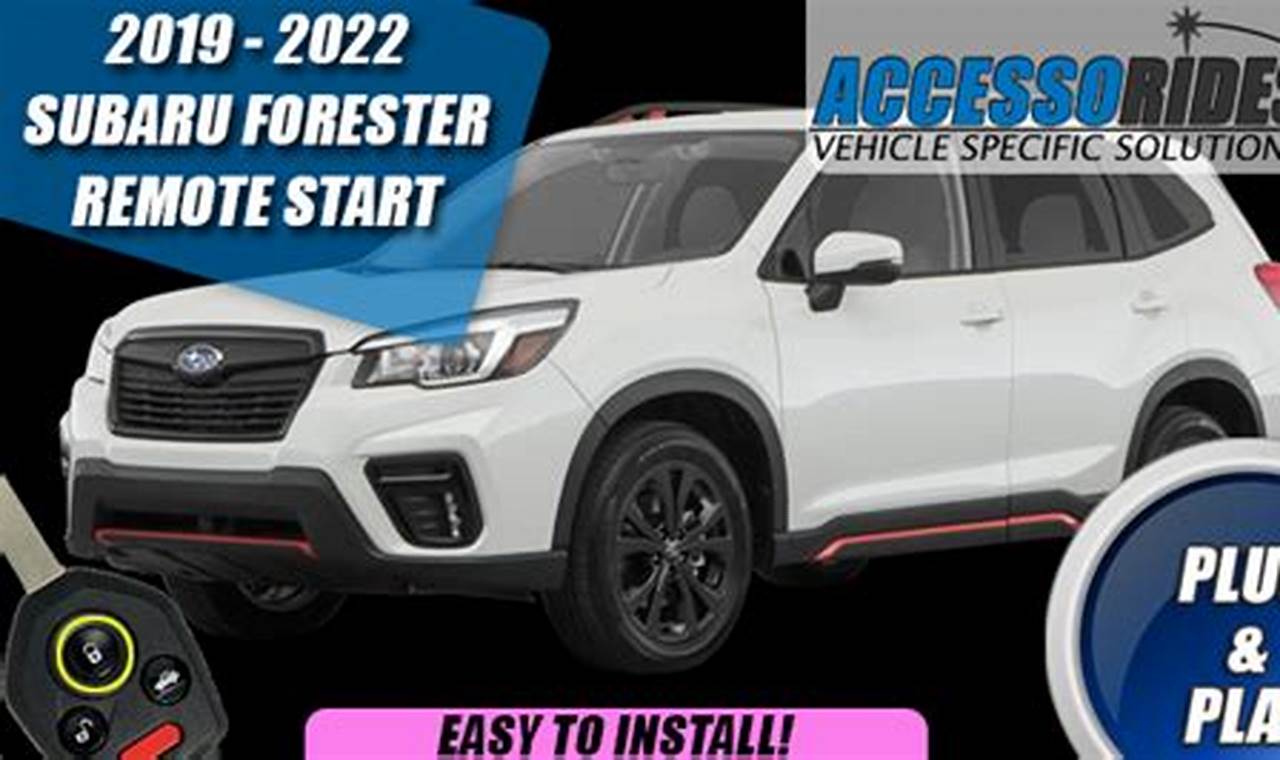 2024 Subaru Forester Remote Start