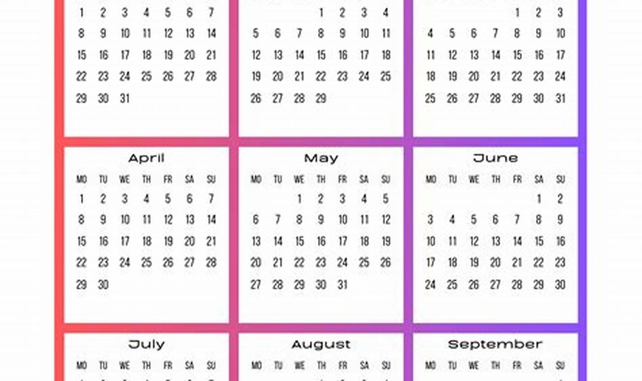 2024 Summer Calendar Images Hd Png