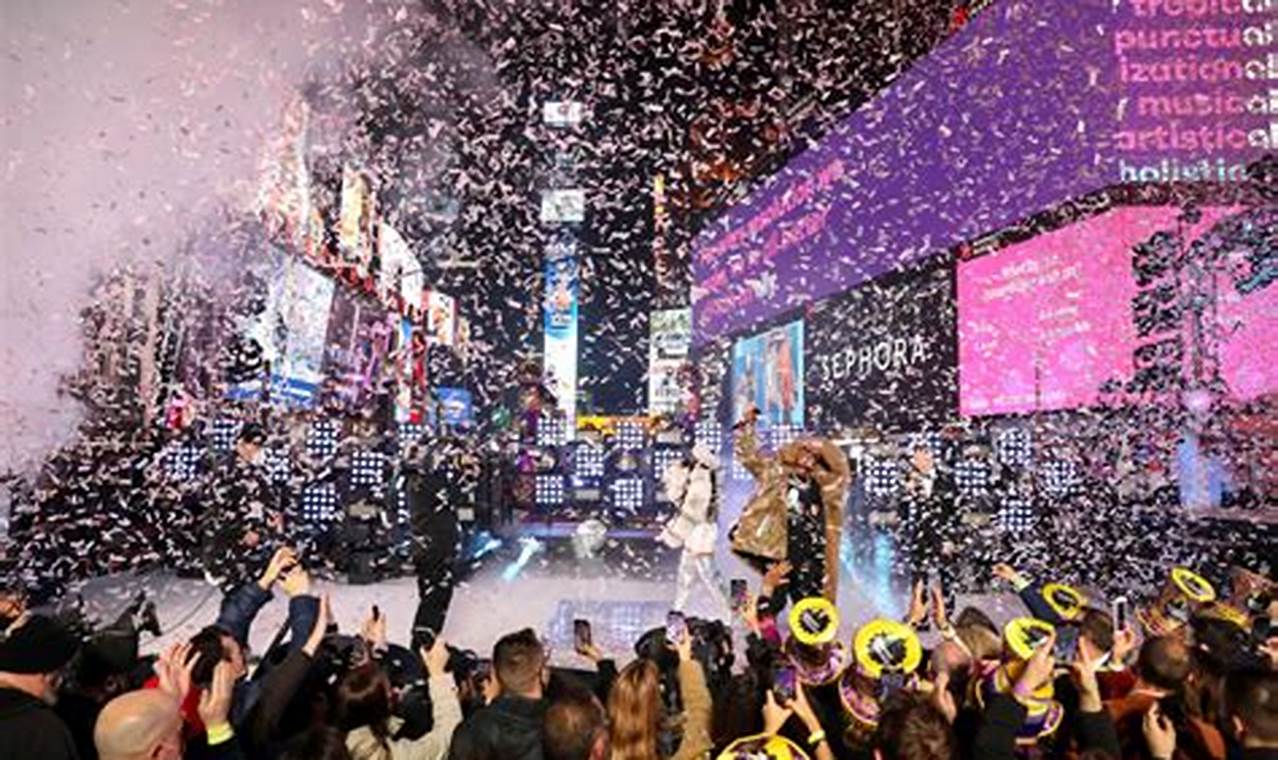 2024 Times Square Ball Drop Performers