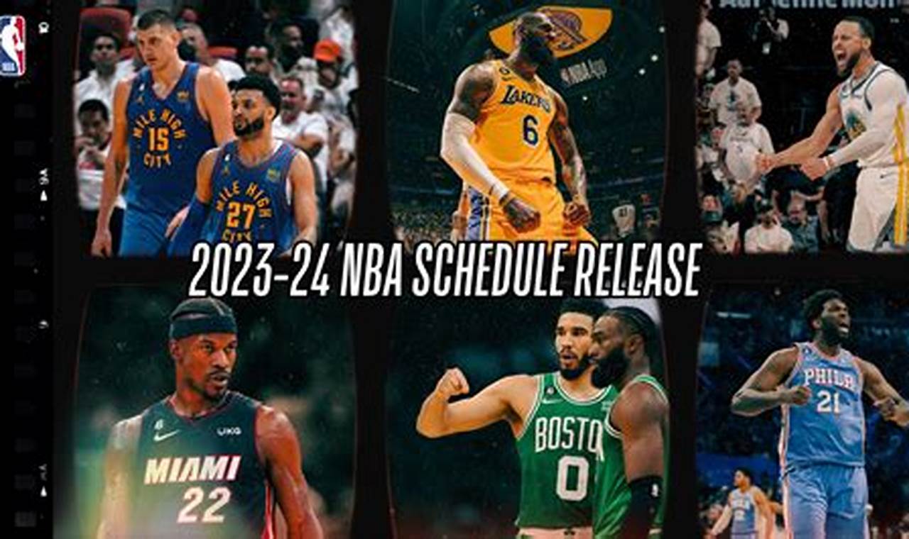 2024 To 2024 Nba Schedule