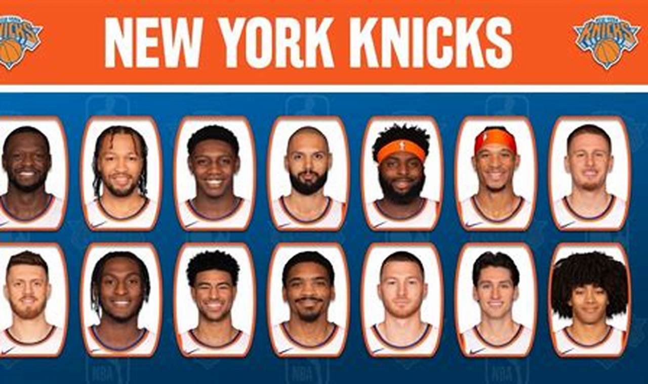 2024 To 2024 Ny Knicks Roster Nfl