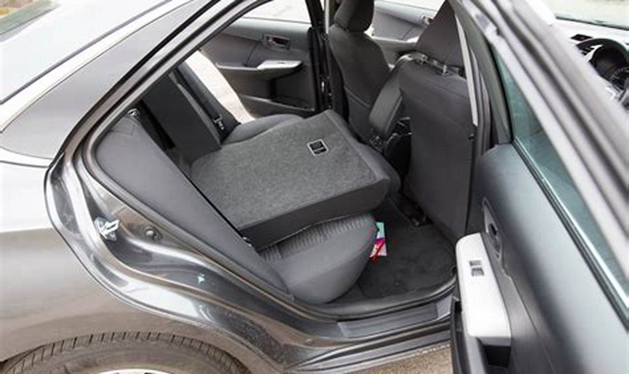 2024 Toyota Camry Rear Seat Fold Down