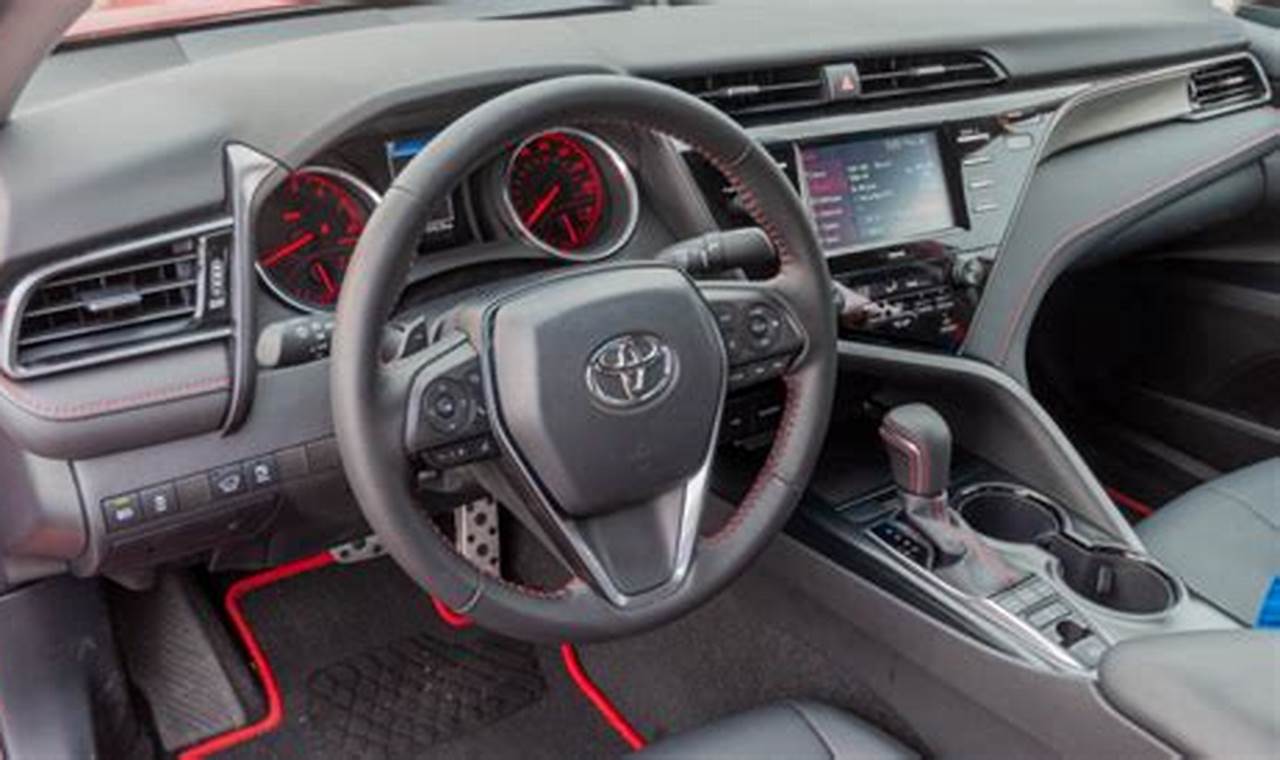 2024 Toyota Camry Trd Interior