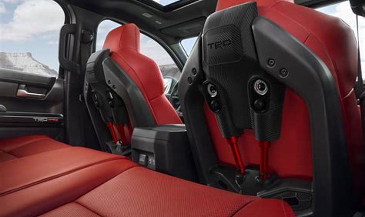 2024 Toyota Tacoma Trd Off Road V6 Interior