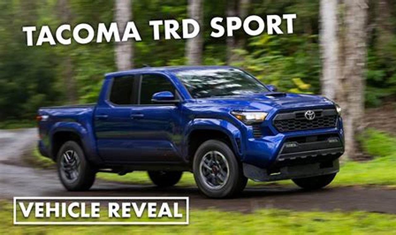 2024 Toyota Tacoma Trd Sport 4x4 Double Cab