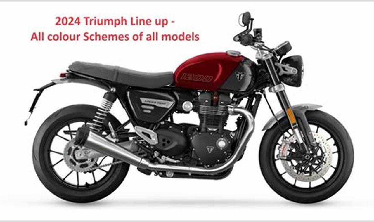 2024 Triumph Motorcycle Lineup