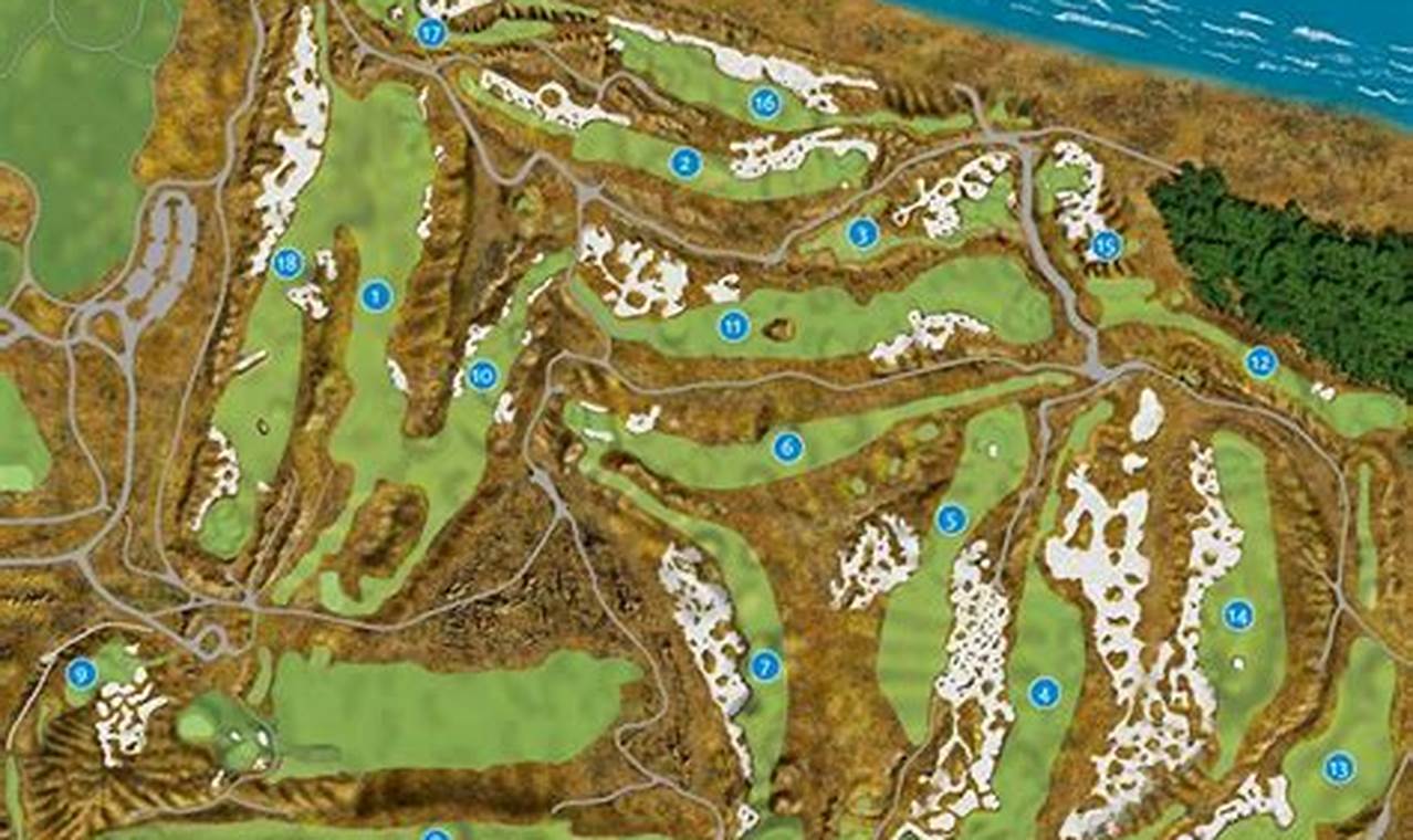 2024 Us Open Course Map