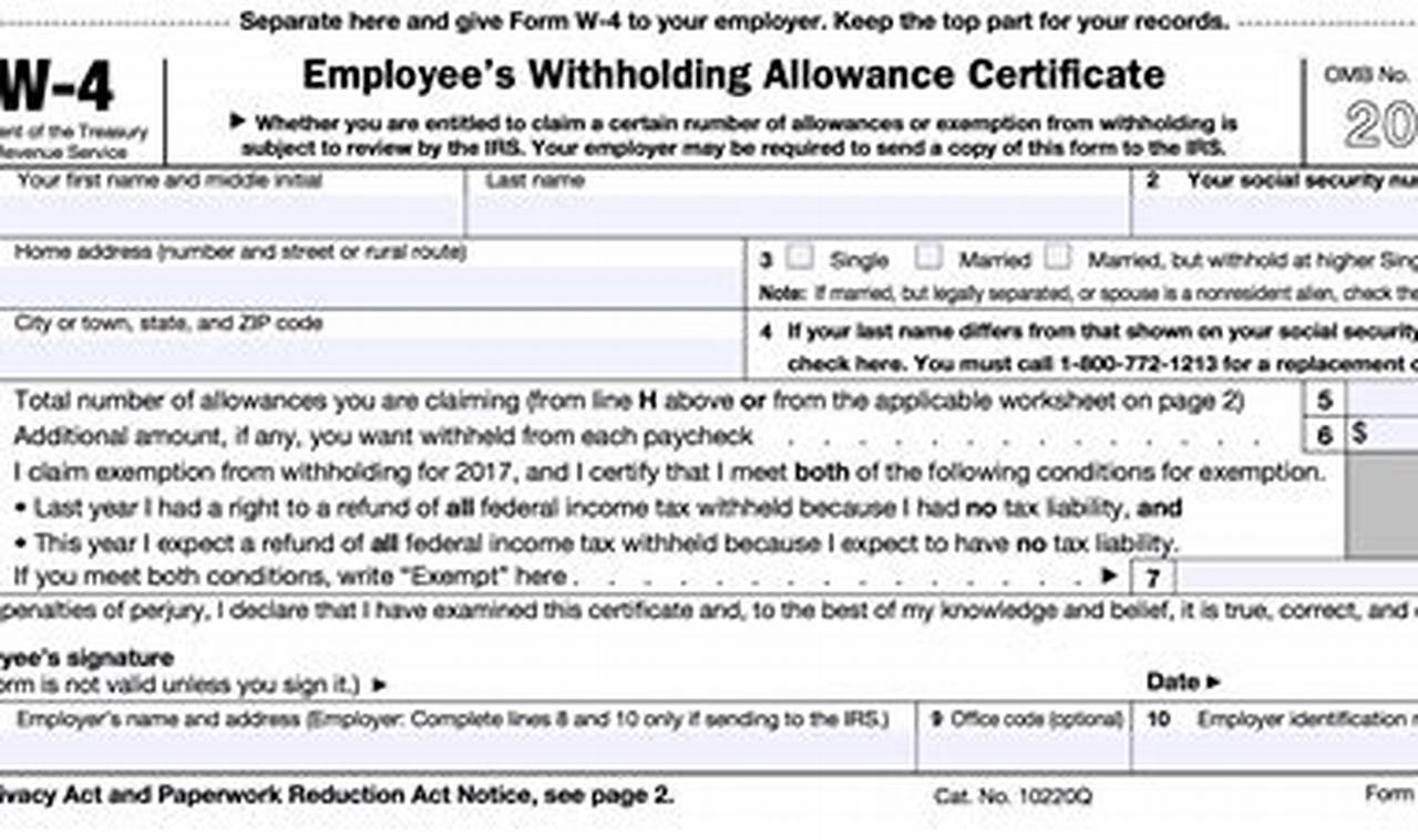 2024 W-4 Form