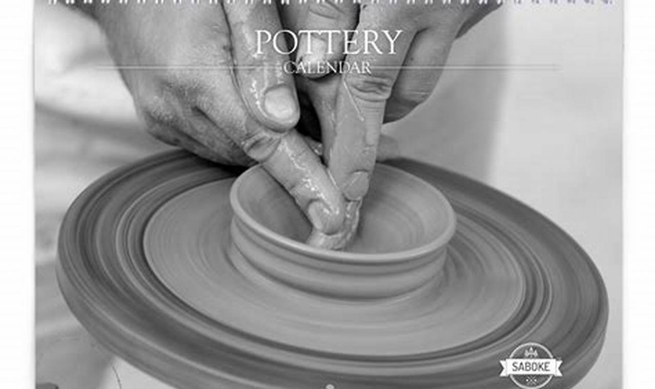 2024 Wall Calendar Pottery Wheel