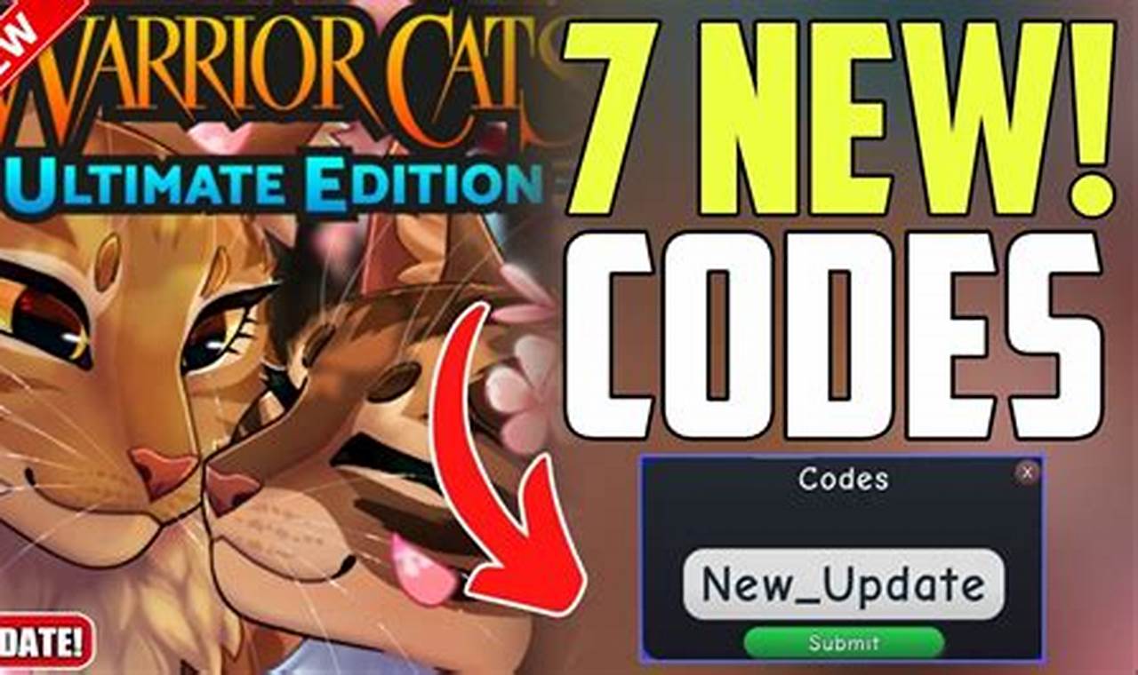 2024 Warrior Cat Codes