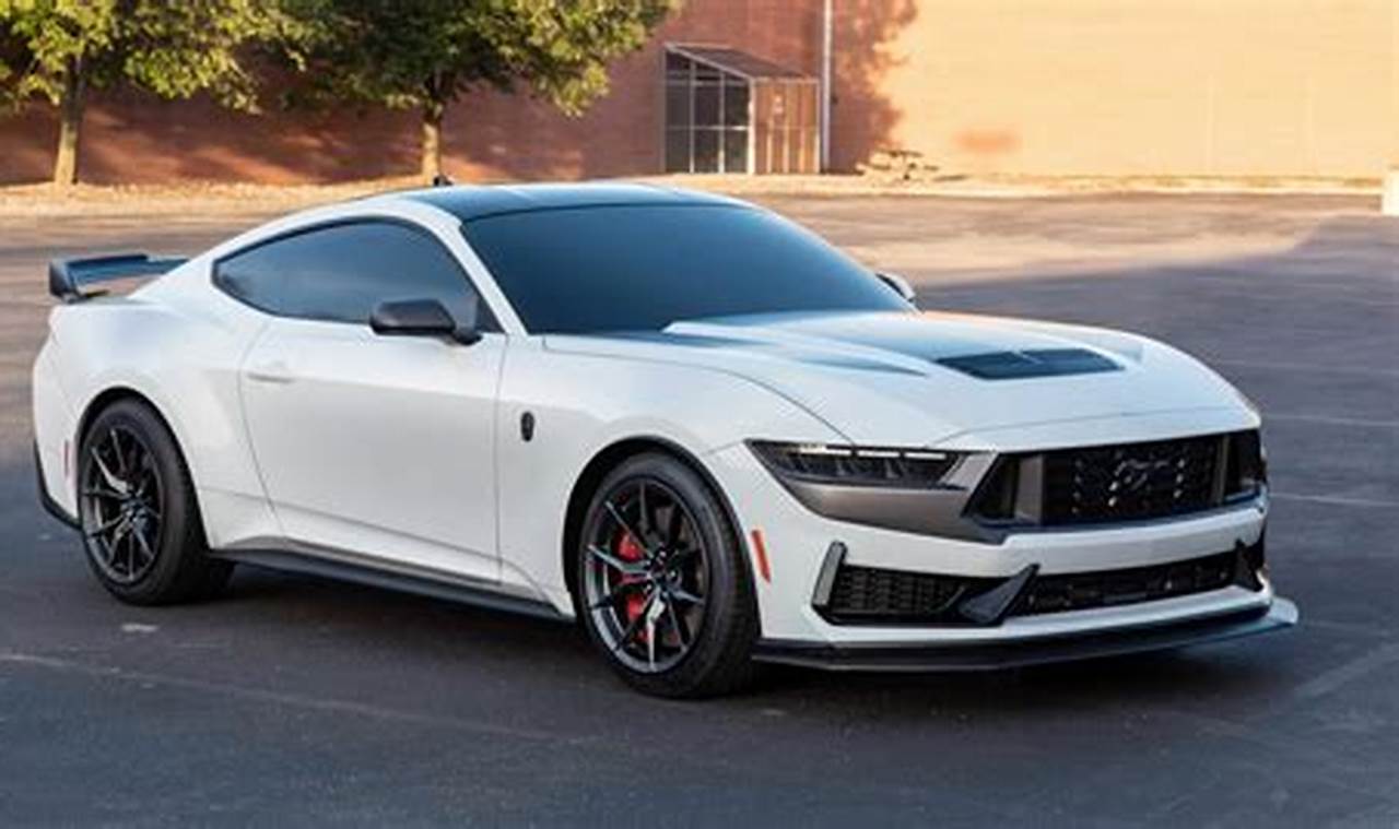2024 White Mustang
