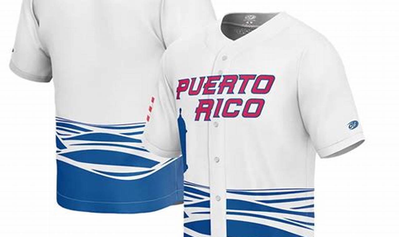 2024 World Baseball Classic Puerto Rico Jersey