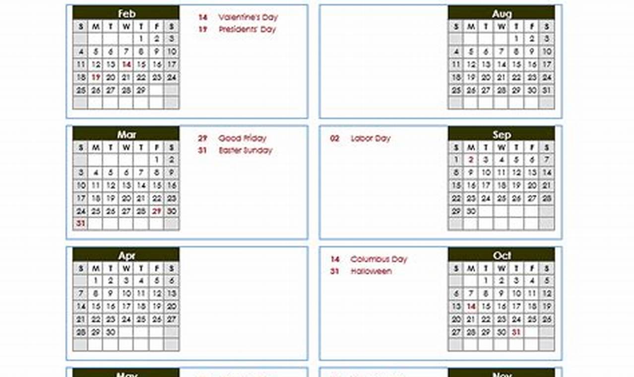 2024 Yearly Calendar Template Word 2010 Video