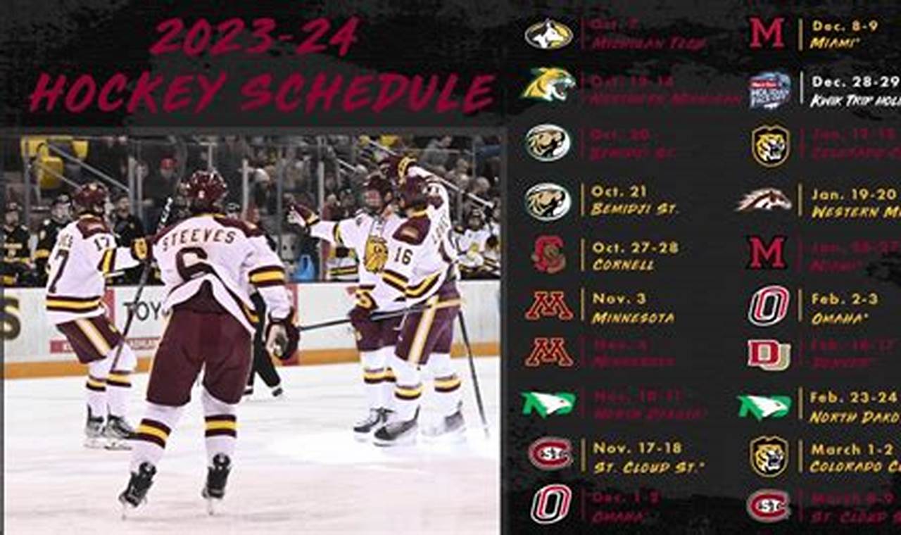 2024-24 Hockey Schedule