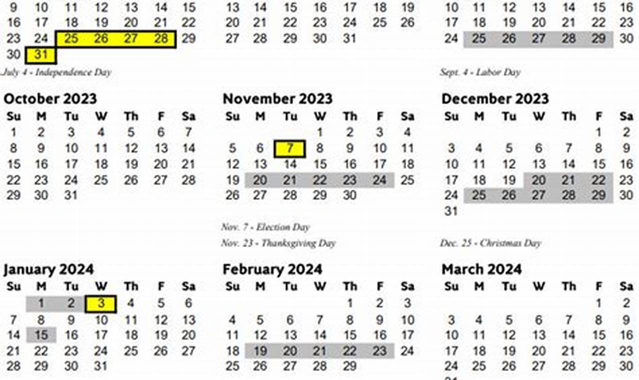 2024-25 Cobb County School Calendar