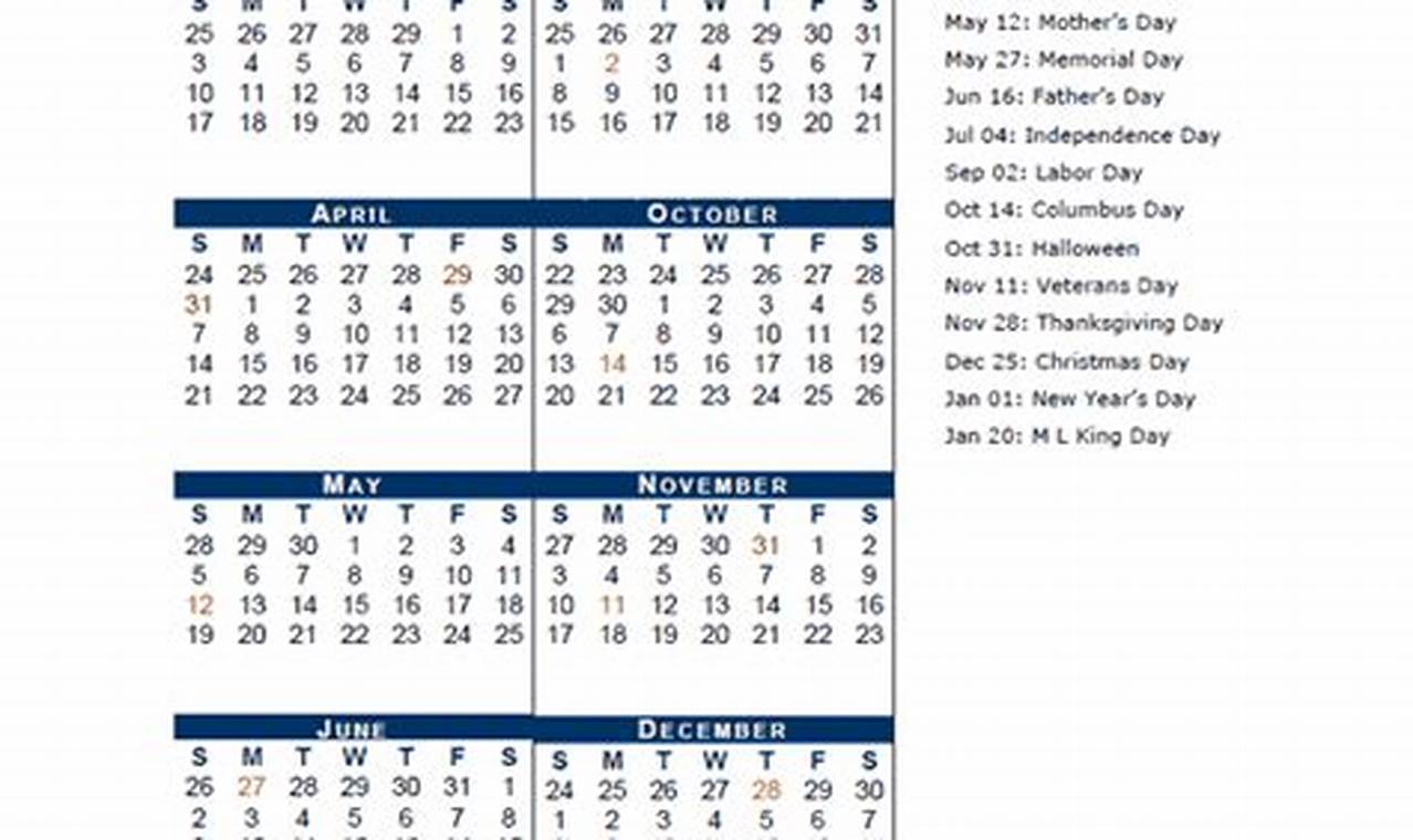 4-4-5 Fiscal Calendar 2024