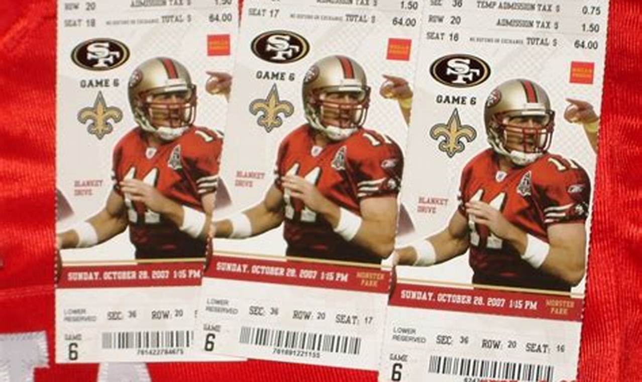 49ers Game Tickets 2024