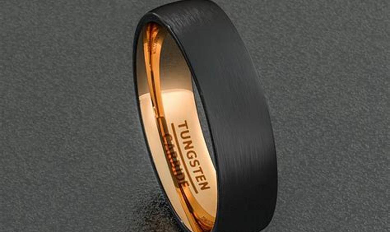 Uncover the Allure of Tungsten: Discover the 6mm Men's Wedding Band