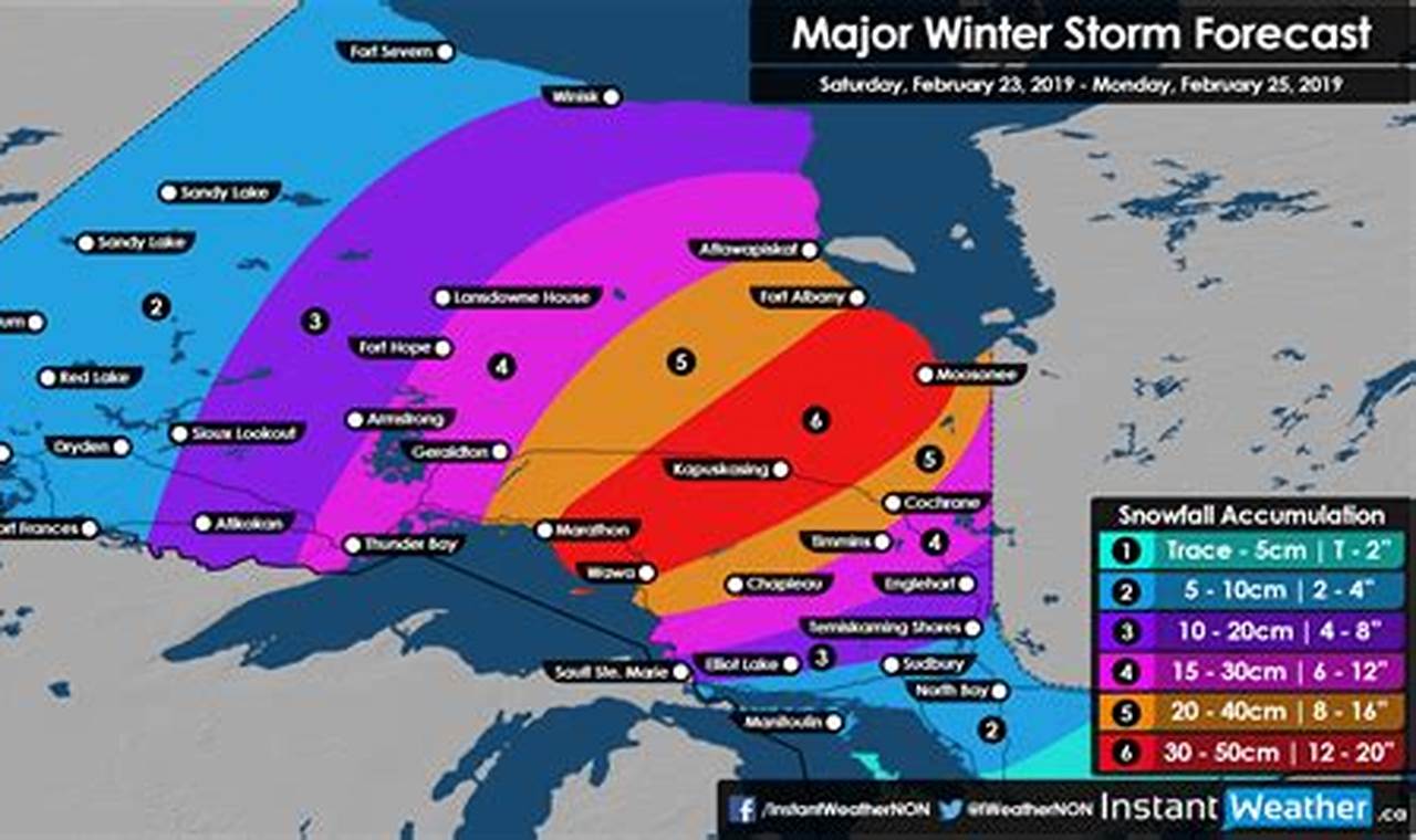 7 Day Weather Forecast Snow Storm Ontario